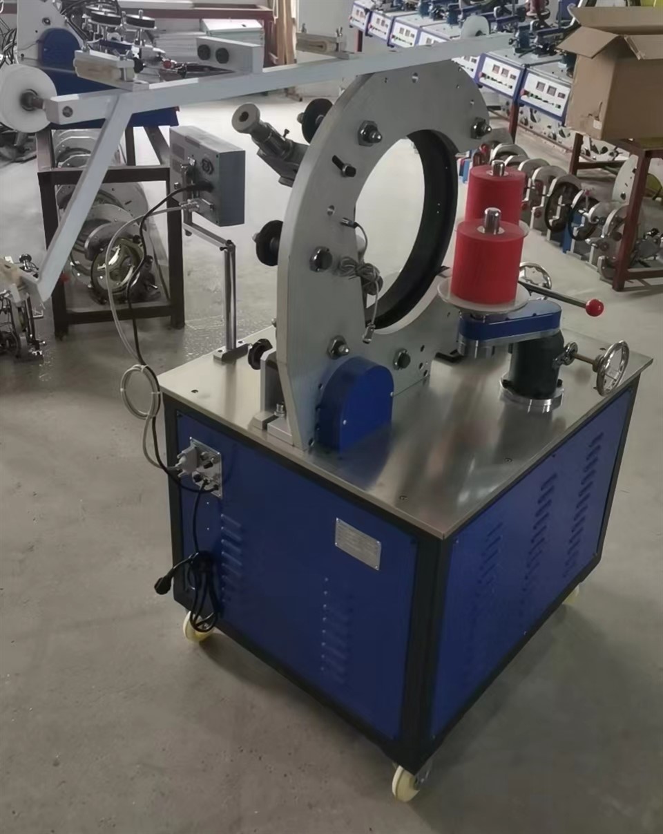 Bobinadora de transformadores de gran diámetro con alambre grueso