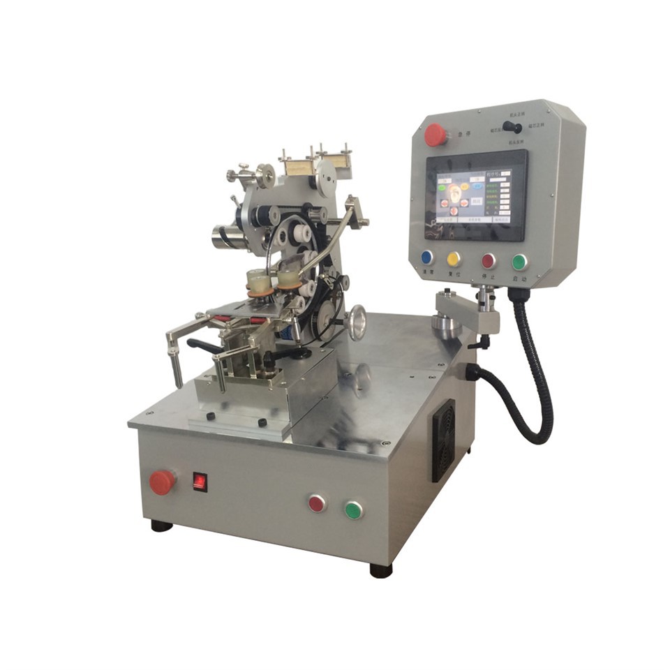 Máquina bobinadora de servomotor doble con dispositivo neumático
