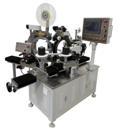 Máquina encintadora de transformadores toroidales